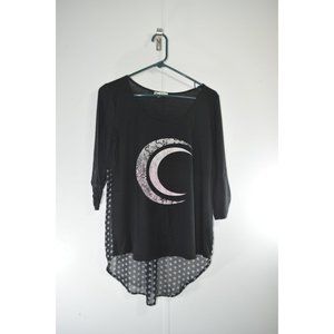 About a Girl Moon Blouse